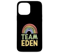 Happy Colorful Team Eden Rainbow Pride Green Yellow Coque pour iPhone 13 Pro Max