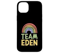Happy Colorful Team Eden Rainbow Pride Green Yellow Coque pour iPhone 14 Plus