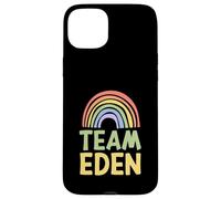 Happy Colorful Team Eden Rainbow Pride Green Yellow Coque pour iPhone 15 Plus