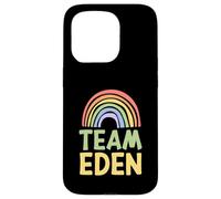 Happy Colorful Team Eden Rainbow Pride Green Yellow Coque pour iPhone 15 Pro
