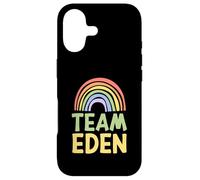 Happy Colorful Team Eden Rainbow Pride Green Yellow Coque pour iPhone 17