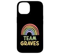 Happy Colorful Team Graves Rainbow Pride Green Yellow Coque pour iPhone 14