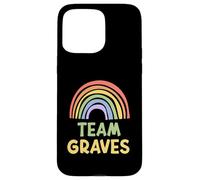 Happy Colorful Team Graves Rainbow Pride Green Yellow Coque pour iPhone 15 Pro Max