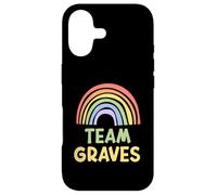 Happy Colorful Team Graves Rainbow Pride Green Yellow Coque pour iPhone 17