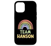 Happy Colorful Team Hanson Rainbow Pride Green Yellow Coque pour iPhone 12/12 Pro