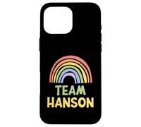 Happy Colorful Team Hanson Rainbow Pride Green Yellow Coque pour iPhone 16 Pro Max