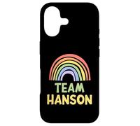 Happy Colorful Team Hanson Rainbow Pride Green Yellow Coque pour iPhone 17