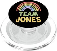 Happy Colorful Team Jones Rainbow Pride Green Yellow PopSockets PopGrip pour MagSafe