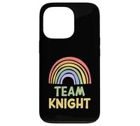 Happy Colorful Team Knight Rainbow Pride Green Yellow Coque pour iPhone 13 Pro