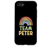 Happy Colorful Team Peter Rainbow Pride Green Yellow Coque pour iPhone SE (2020) / 7/8