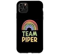 Happy Colorful Team Piper Rainbow Pride Green Yellow Coque pour iPhone 11 Pro Max