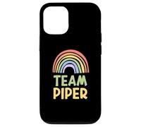 Happy Colorful Team Piper Rainbow Pride Green Yellow Coque pour iPhone 12/12 Pro