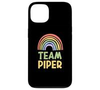 Happy Colorful Team Piper Rainbow Pride Green Yellow Coque pour iPhone 13