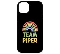 Happy Colorful Team Piper Rainbow Pride Green Yellow Coque pour iPhone 14 Plus