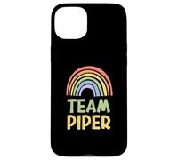Happy Colorful Team Piper Rainbow Pride Green Yellow Coque pour iPhone 15 Plus