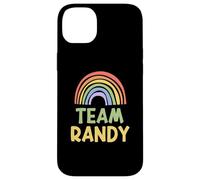 Happy Colorful Team Randy Rainbow Pride Green Yellow Coque pour iPhone 14 Plus