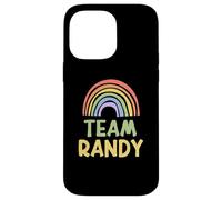Happy Colorful Team Randy Rainbow Pride Green Yellow Coque pour iPhone 14 Pro Max