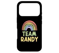 Happy Colorful Team Randy Rainbow Pride Green Yellow Coque pour iPhone 17 Pro