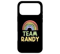 Happy Colorful Team Randy Rainbow Pride Green Yellow Coque pour iPhone 17 Pro Max