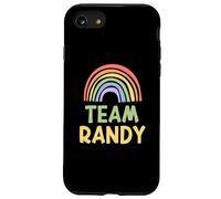 Happy Colorful Team Randy Rainbow Pride Green Yellow Coque pour iPhone SE (2020) / 7/8