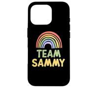 Happy Colorful Team Sammy Rainbow Pride Green Yellow Coque pour iPhone 16 Pro