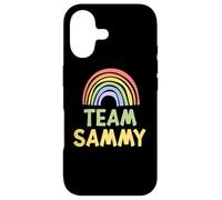 Happy Colorful Team Sammy Rainbow Pride Green Yellow Coque pour iPhone 17