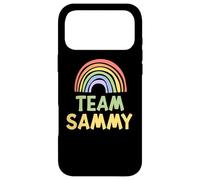 Happy Colorful Team Sammy Rainbow Pride Green Yellow Coque pour iPhone 17 Pro Max