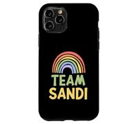 Happy Colorful Team Sandi Rainbow Pride Green Yellow Coque pour iPhone 11 Pro