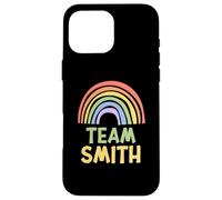 Happy Colorful Team Smith Rainbow Pride Green Yellow Coque pour iPhone 16 Pro Max