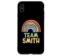 Happy Colorful Team Smith Rainbow Pride Green Yellow Coque pour iPhone XS Max