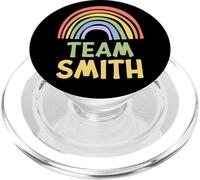 Happy Colorful Team Smith Rainbow Pride Green Yellow PopSockets PopGrip pour MagSafe