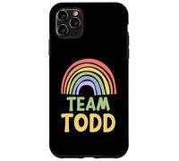 Happy Colorful Team Todd Rainbow Pride Green Yellow Coque pour iPhone 11 Pro Max