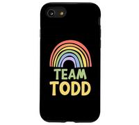 Happy Colorful Team Todd Rainbow Pride Green Yellow Coque pour iPhone SE (2020) / 7/8