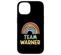 Happy Colorful Team Warner Rainbow Pride Green Yellow Coque pour iPhone 14