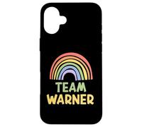 Happy Colorful Team Warner Rainbow Pride Green Yellow Coque pour iPhone 16 Plus