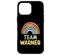 Happy Colorful Team Warner Rainbow Pride Green Yellow Coque pour iPhone 16 Pro Max