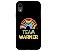 Happy Colorful Team Warner Rainbow Pride Green Yellow Coque pour iPhone XR
