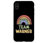 Happy Colorful Team Warner Rainbow Pride Green Yellow Coque pour iPhone XS Max