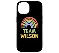 Happy Colorful Team Wilson Rainbow Pride Green Yellow Coque pour iPhone 14