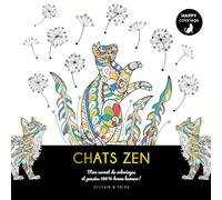Happy coloriage Chats zen