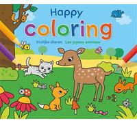 Happy coloring - les joyeux animaux - Petra Theissen - Chantecler - broché - Document jeunesse
