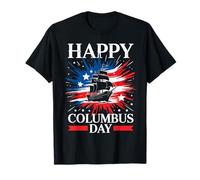 Happy Columbus Day Christophe Colomb Navigateur Italien T-Shirt