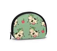 Happy Cow Party Sloth Music Insane Porte-Monnaie Portefeuilles Change Pouch Élé Porte-clés Fermeture Éclair Petit Cosmétique Maquillage Sacs