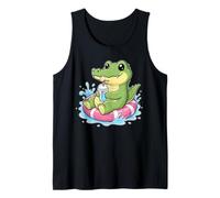 Happy Crocodile Flotteur de Piscine - Amusant pour l'été Débardeur