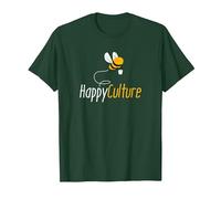 Happy Culture Jeux de Mots Humour Cadeau Apiculteur T-Shirt, Homme, Vert Forêt, 3XL
