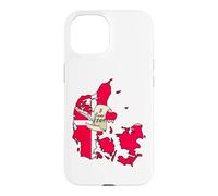 Happy Danemark Constitution Day Carte Drapeau Fier d'être Danois Coque pour iPhone 15