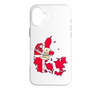 Happy Danemark Constitution Day Carte Drapeau Fier d'être Danois Coque pour iPhone 16 Plus