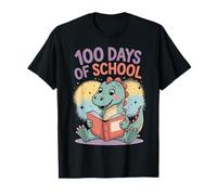Happy Dinosaur 100 Days of School Celebration Cute Dino T-Shirt