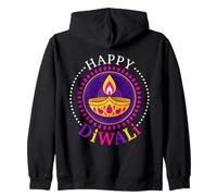 Happy Diwali Deepavali pour Le Festival de Diwali Indien Hindouisme Sweat à Capuche
