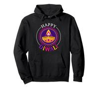 Happy Diwali Deepavali pour Le Festival de Diwali Indien Hindouisme Sweat à Capuche
